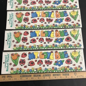 Karen Foster Design Sticker Parade My Love Bug #70015 Lot Of 4 - Picture 1 of 5