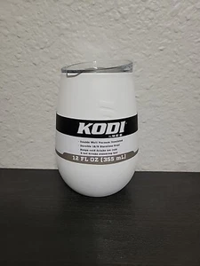New! Kodi Wine Tumbler Double Wall Insulated By HEB - 12 FL OZ (355ml) - White - - Picture 1 of 3