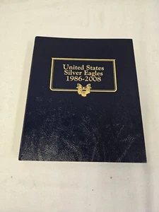 WHITMAN CLASSIC ALBUM for UNITED STATES SILVER EAGLES starting 1986 - NEW - Picture 1 of 12