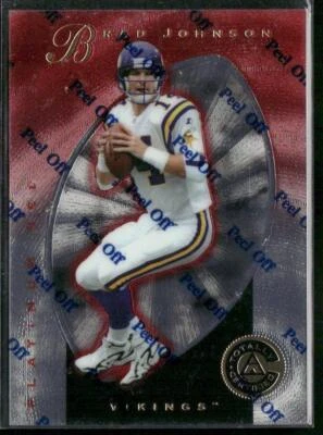 1997 Pinnacle Totally Certified #116 Brad Johnson #/4999 - Image 1 of 2