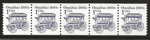 US Scott #2225, Plate #1 Coil 1986 Omnibus 1c VF MNH - Picture 1 of 1