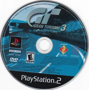 Gran Turismo 3 A-spec (Sony PlayStation 2, 2001) **DISC ONLY** - Picture 1 of 2