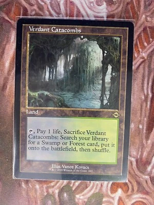 Retro Verdant Catacombs x 1 Near Mint Magic the Gathering MTG Card MH2 - Image 1 of 2