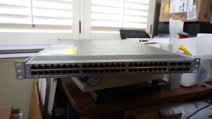 Cisco Nexus N9K-C93108TC-EX 48 Port + 6 x40/100 QSFP+ Gigabit Ethernet Switch - Photo 1/10