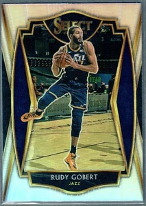 2020-21 Panini Select Rudy Gobert Premier Level Silver Prizm #149 Jazz - Picture 1 of 2