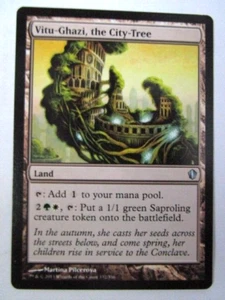 MTG Vitu-Ghazi, The City-Tree Commander 2013 Light Play!! - Picture 1 of 2