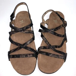 Sandalias Dansko Talla 41 Jovie Cómodas Plantilla de Corcho Bronce Marrón Planas - Imagen 1 de 9