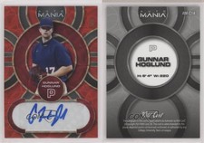 2023 Wild Card Mania Circles Red Kaleidoscope /6 Gunnar Hoglund #AM-C14 Auto
