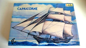 KIT HELLER VOILIER "CAPRICORNE" 1/150è BON ÉTAT BEL ÉTAT 37x25cm 1976 - Imagen 1 de 10