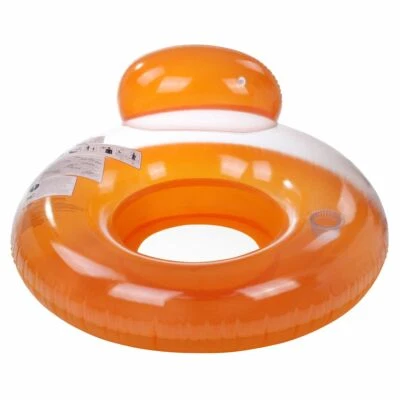 Canapé de Piscine Orange Ø 118 Chaise de Piscine Siège de Piscine - Photo 1/4