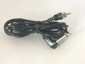 CABLE MONO MACHO ENCHUFE TELÉFONO 1/4" ÁNGEL DERECHO 6 FT - Imagen 1 de 1