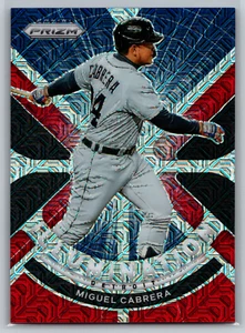 Miguel Cabrera 2021 Panini Prizm Illumination Red Mojo /149 IL-7 Detroit Tigers - Picture 1 of 2