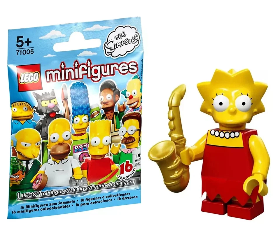 LEGO Collectible Minifigs - Rare Simpsons Series 1 71005 - Lisa Simpson - New - Image 1 of 1