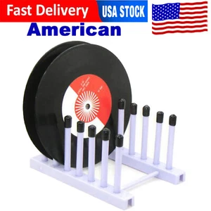 Sturdy Vinyl Record Display Stand Desktop LP Storage Rack Album Holder - USA - Picture 1 of 5