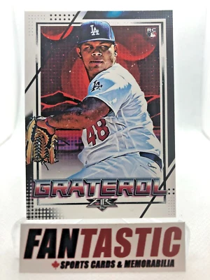 Brusdar Graterol RC 2020 Topps Fire #106 Los Angeles Dodgers - Image 1 of 2