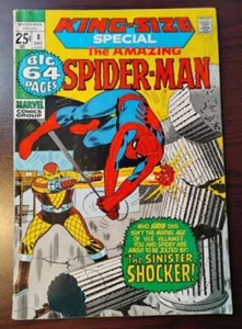 Amazing Spider-Man Anual #8 King Size Special, Marvel Comics 1971, en buen estado/en muy buen estado - Imagen 1 de 9