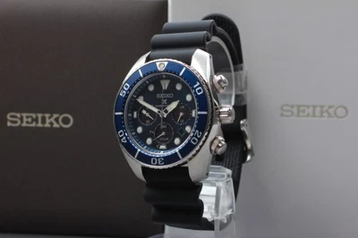[CASI COMO NUEVO] SEIKO PROSPEX V192-0AD0 SBDL063 Solar Negro Para hombres De JAPÓN A166 Foto 1 de 4