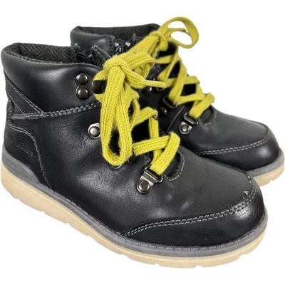 Ботинки Eddie Bauer дымчатые черные искусственная кожа детские размер 12 - Изображение 1 из 4