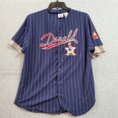 Disney Vintage Mickey & Co Donald Duck Baseball Jersey - Image 1 of 4