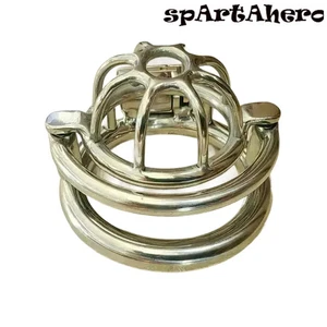 Nuevo Dispositivo de Castidad TCC Jaula de Castidad de Metal para Hombres con Bloqueo Arnés Masculino Bondage - Imagen 1 de 7