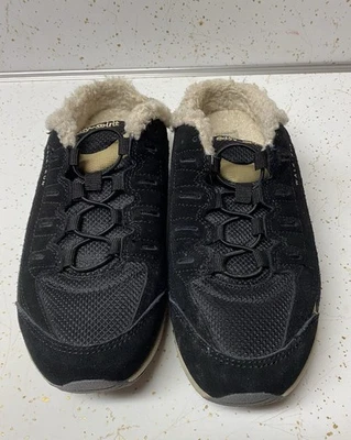 Easy Spirit черный и шампанское Romyclog искусственного меха с подкладкой мулы размер 7,5 M - Изображение 1 из 4