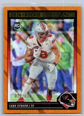 Cade Stover 353 2024 Score SN,RC #/630 Lava Rookie Houston Texans Card - Image 1 of 2