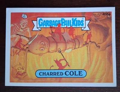 1987 Topps Garbage Pail Kids Series 11 #455a Charred Cole - Image 1 of 2