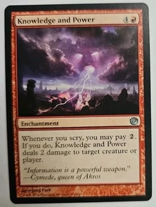 MTG Magic The Gathering Card Knowledge and Power Enchantment Red Journey Into Ny - Picture 1 of 2