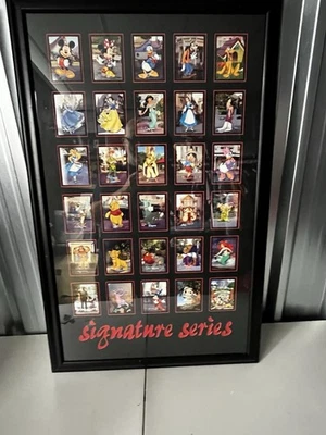 Disney Signature Series Mickey Mouse Trading Cards Framed Picture - Image 1 of 4