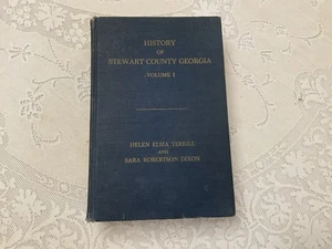 History Of Stewart County Georgia History Vol I Helen Terrell Sarah Dixon 1962 - Imagen 1 de 13