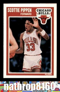 1989 Fleer #23 Scottie Pippen HOF Basketball Karte NM/NM+ Chicago Bulls 10696 - Bild 1 von 4