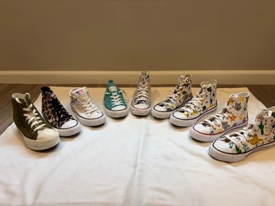 Lote de 9 zapatos Converse para niños grandes/juniors - tú eliges Foto 1 de 3