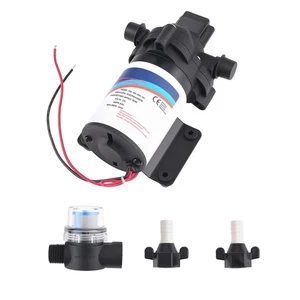 Bomba de agua de diafragma de 12 V para riego marino RV 4 GPM 45 PSI sistema de autocebado - Imagen 1 de 18