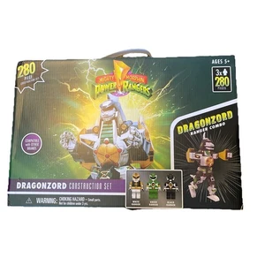 Dragonzord Mighty Morphin Power Rangers Construction Building Set 280pc Hasbro - Picture 1 of 3