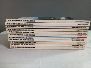 Lot Of 11 1989 RC Modeler Magazine - Picture 1 of 23