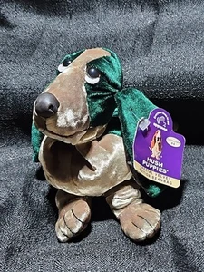Applause Hush Puppies Special Edition Velvet Plush Dark Evergreen Green New - Picture 1 of 14