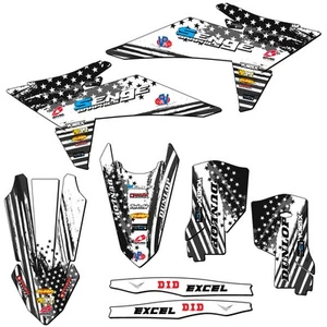 Kit de gráficos XC MERICA 2025 gris Senge compatible con KTM - Imagen 1 de 10