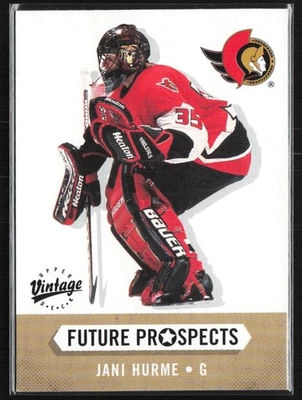 2000-01 Upper Deck Vintage Jani Hurme RC Ottawa Senators #387 - Image 1 of 2