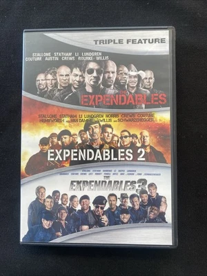Expendables 1 2 3, The: 3-Film Collection  DVD Sylvester Stallone FREE SHIPPING! - Image 1 of 3