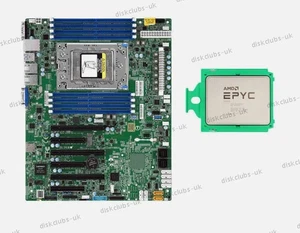Carte mère Supermicro H11SSL-i avec processeur AMD EPYC 7642 48 cœurs 256 Mo 2,3 GHz - Photo 1/5