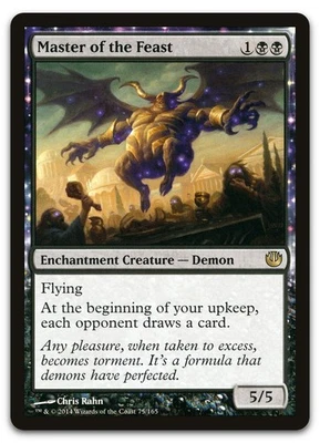Master of the Feast #75 (NM) Journey Into Nyx JOU Magic MTG - Image 1 of 2