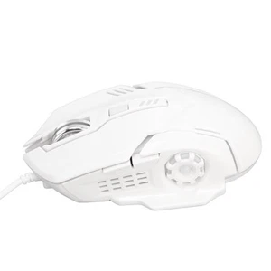 Wired Gaming Mouse DPI 1200 1800 2400 3600 USB Interface RGB Backlit Ergonom Set - Picture 1 of 22