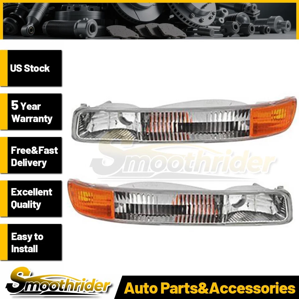 Luz de señal de giro/estacionamiento/marcadora lateral TYC 2 piezas para GMC Sierra 1500 Foto 1 de 4