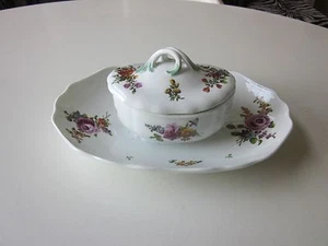 VINTAGE 18. Jahrhundert Stil alte Royal Vienna "überdachte Zuckerdose"/Soße/Sauce - Bild 1 von 6