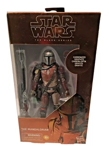 Hasbro Star Wars 6" Black Series: The Mandalorian (Carbonized) NIB - Picture 1 of 4