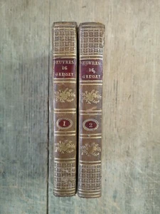 OEUVRES DE M. GRESSET / 1805 / COMPLET en 2 VOL / en BON ETAT - Picture 1 of 6