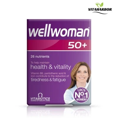 Vitabiotics Wellwoman 50+ plus 30 Tablets BB:30/09/27