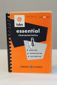 General Electric Tubes: Essential Characteristics Book - Picture 1 of 5