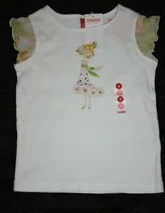 Gymboree WILDFLOWER FIELDS Fairy Top w/ Flutter Sleeve NWT 4 6 - Picture 1 of 2