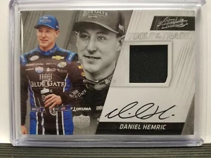 Daniel Hemric 2017 Panini Absolute Racing Tools Of The Trade AUTO Relic NASCAR - Imagen 1 de 2